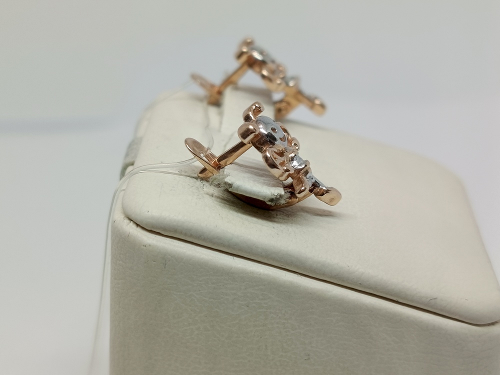 СЕРЬГИ БЕЗ КАМНЯ (Au 585)