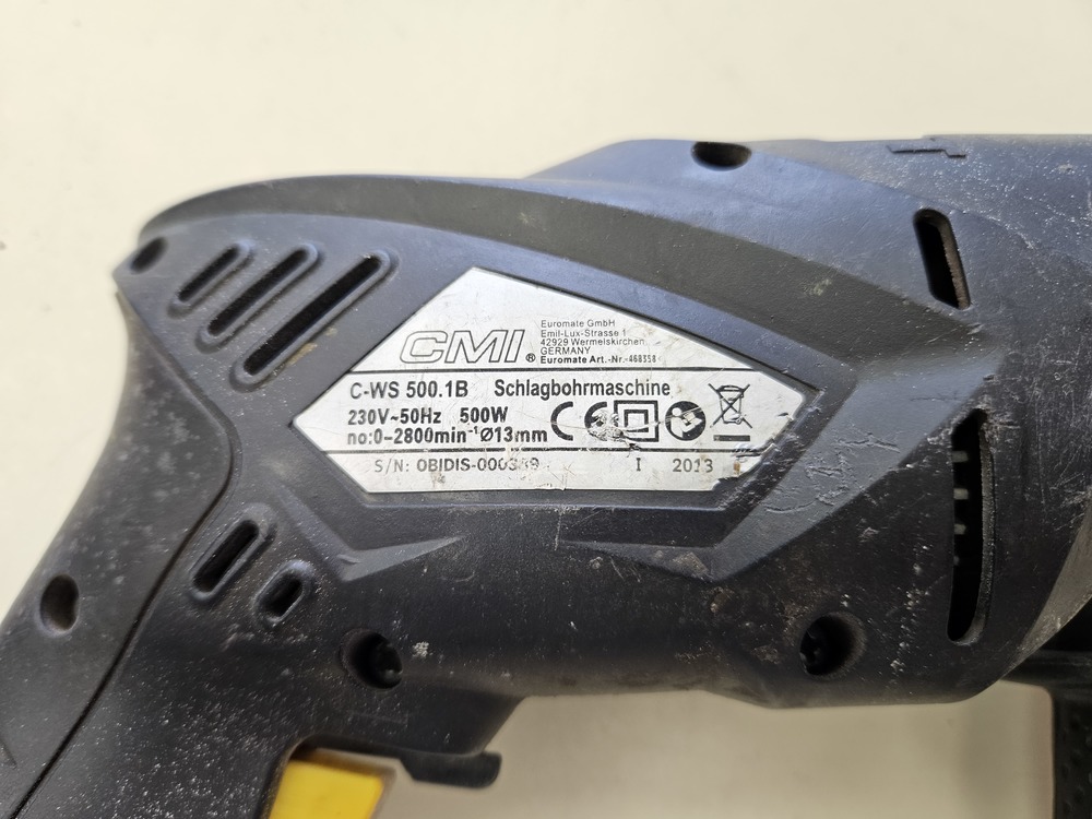 Дрель-безударная CMI C-WS500