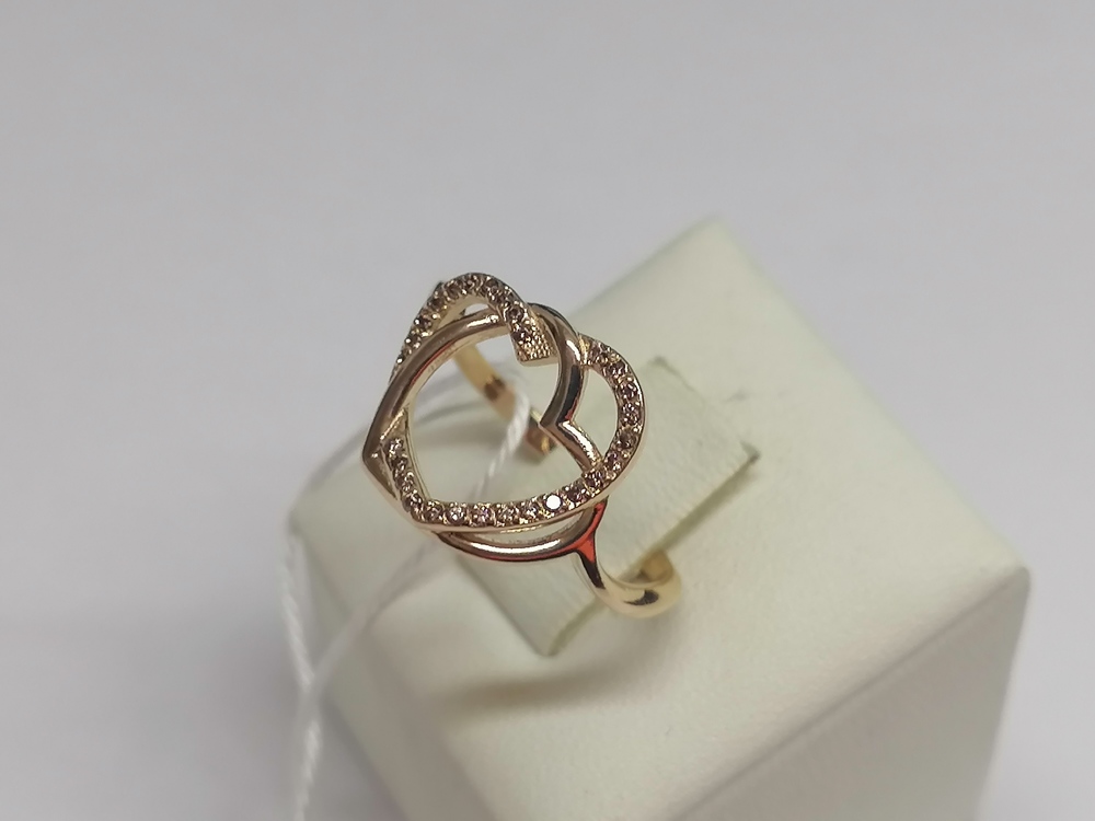 КОЛКМИ585 КОЛЬЦО С КАМНЯМИ (Au 585)