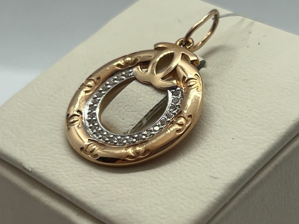 ПОДВЕСКА С КАМНЯМИ (Au 585)