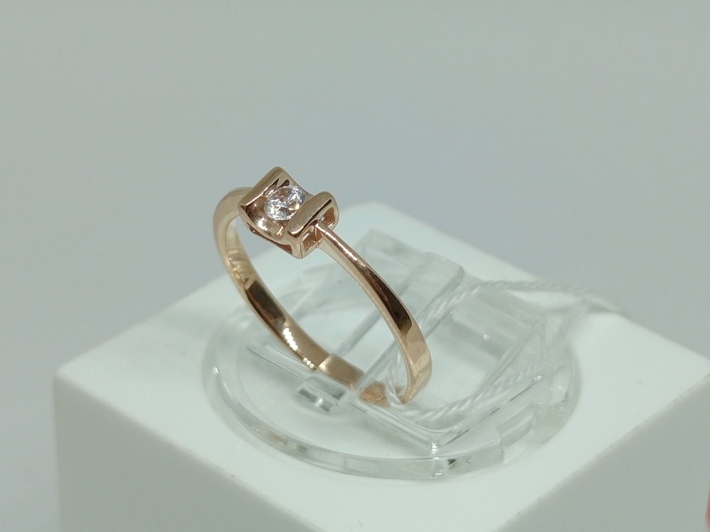 КОЛКМ585 КОЛЬЦО С КАМНЕМ (Au 585)