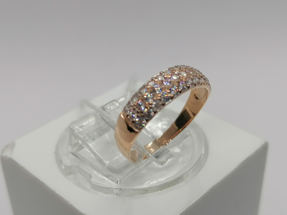 КОЛКМИ585 КОЛЬЦО С КАМНЯМИ (Au 585)