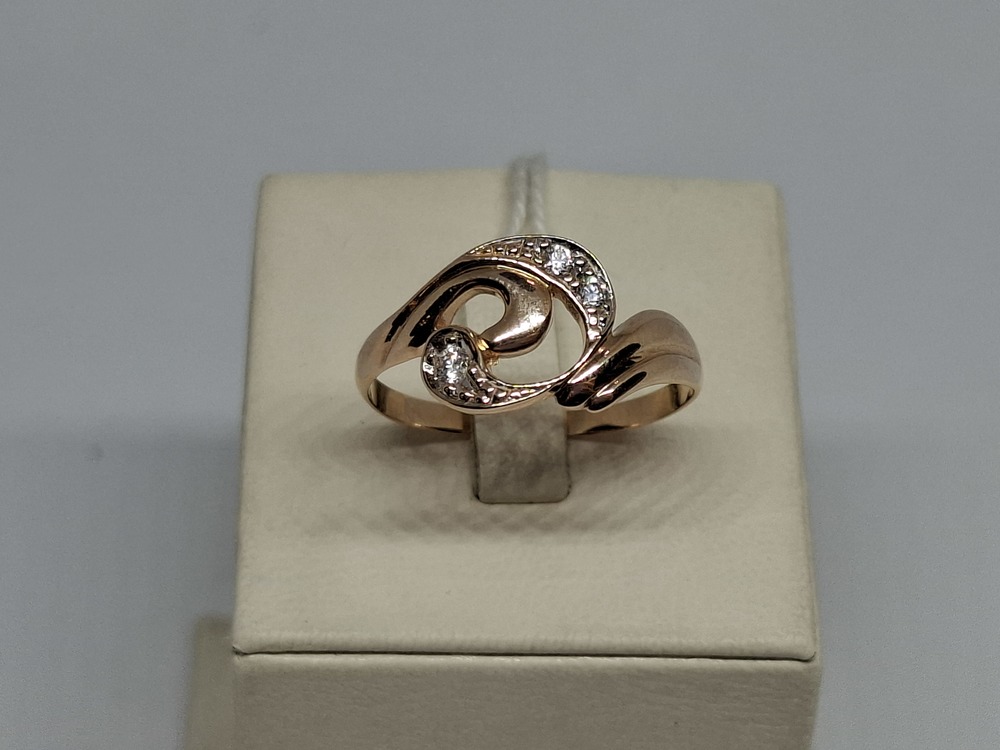 КОЛКМИ585 КОЛЬЦО С КАМНЯМИ (Au 585)
