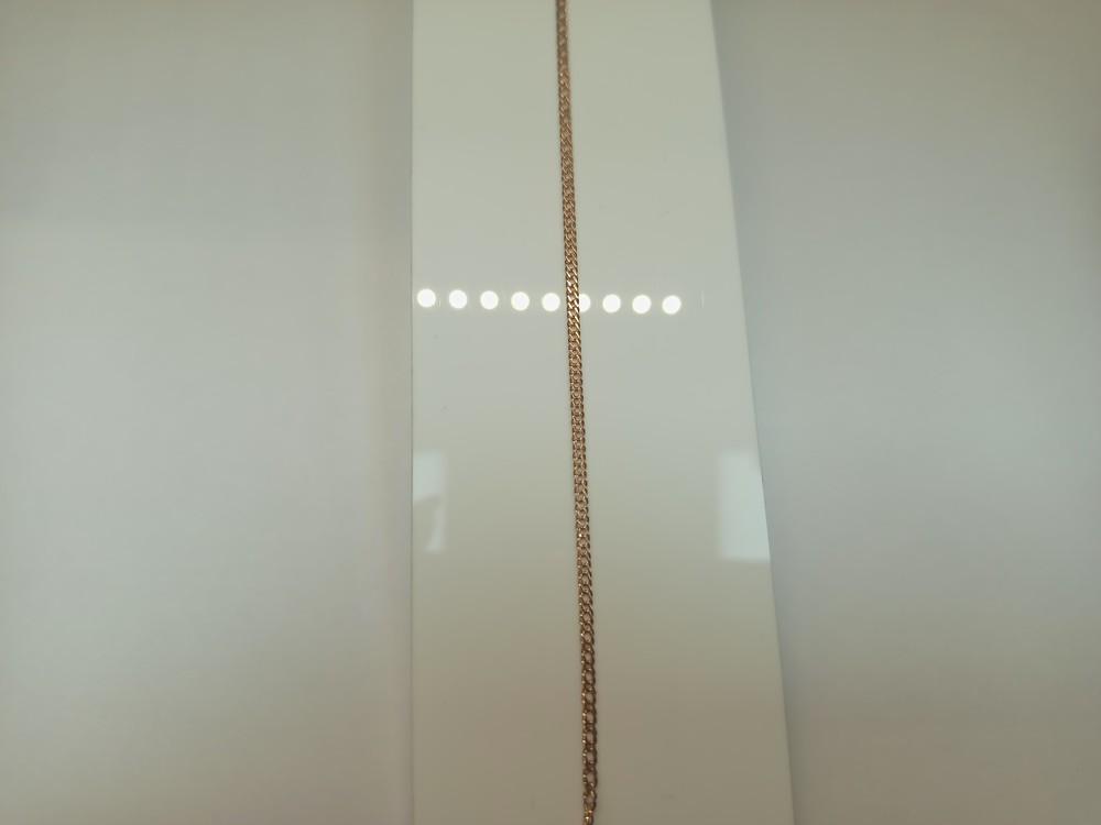 БРАСЛЕТ ПОЛНОВЕСНЫЙ Ромб двойной Au 585