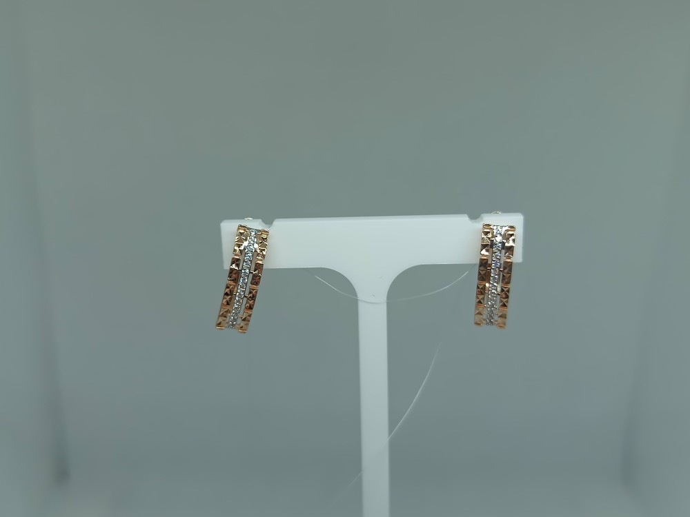 СЕРЬГИ С КАМНЯМИ (Au 585)