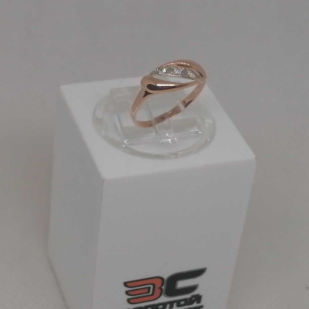 КОЛКМИ585 КОЛЬЦО С КАМНЯМИ (Au 585)