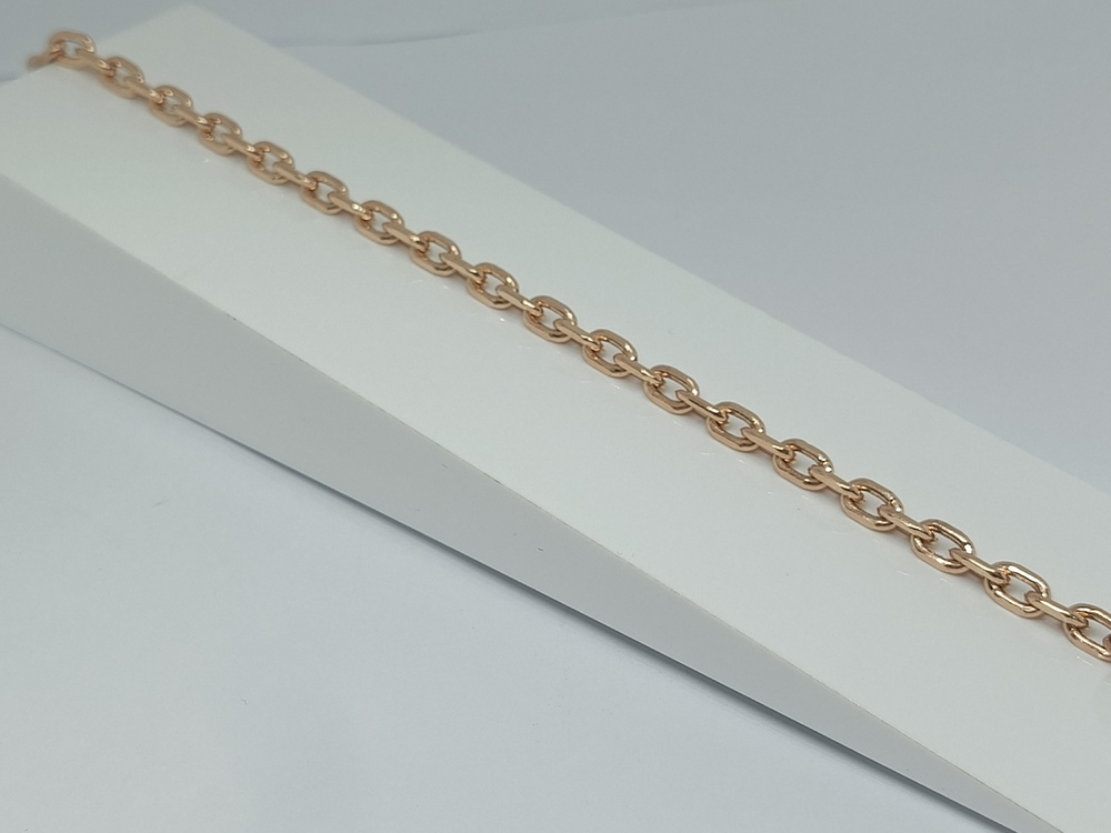 БРАСЛЕТ ПУСТОТЕЛЫЙ Якорное (Au 585)