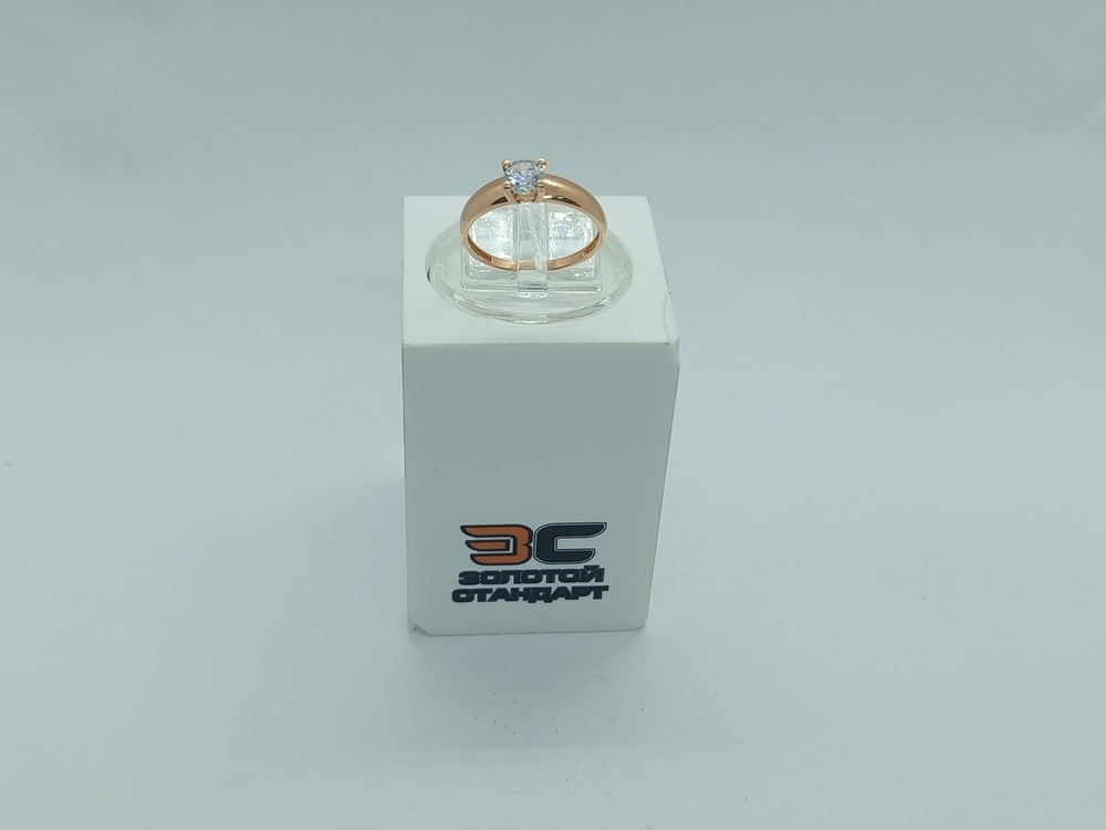 КОЛКМ585 КОЛЬЦО С КАМНЕМ (Au 585)