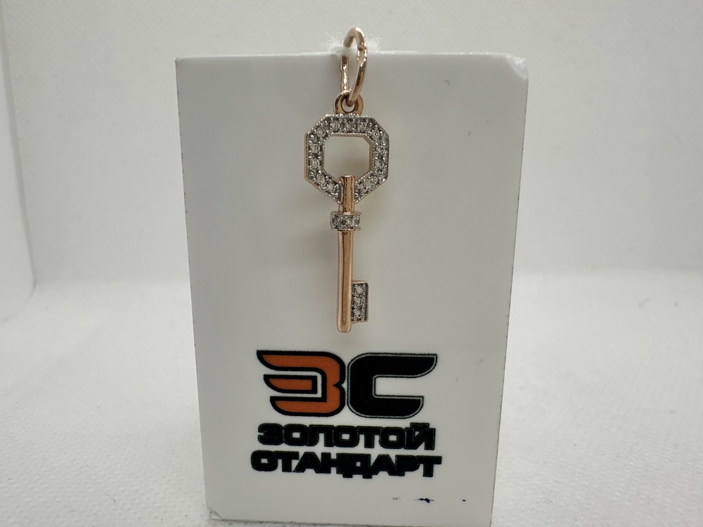 ПОДКМИ585 ПОДВЕСКА С КАМНЯМИ (Au 585)