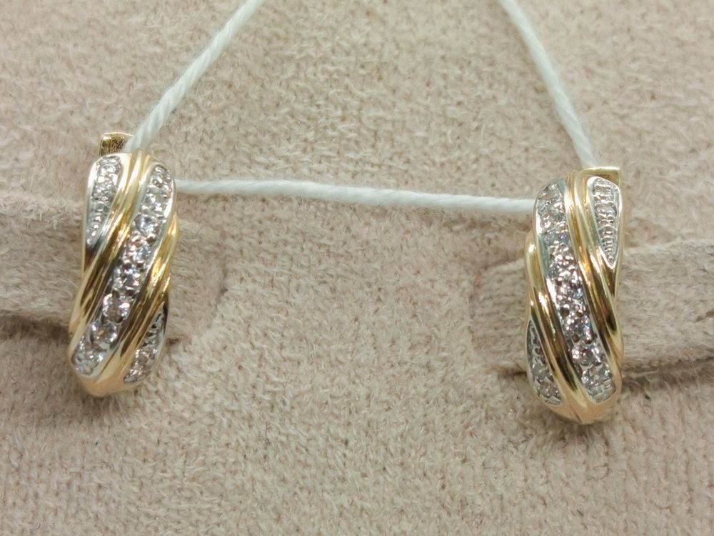 СЕРЬГИ С КАМНЯМИ (Au 585)