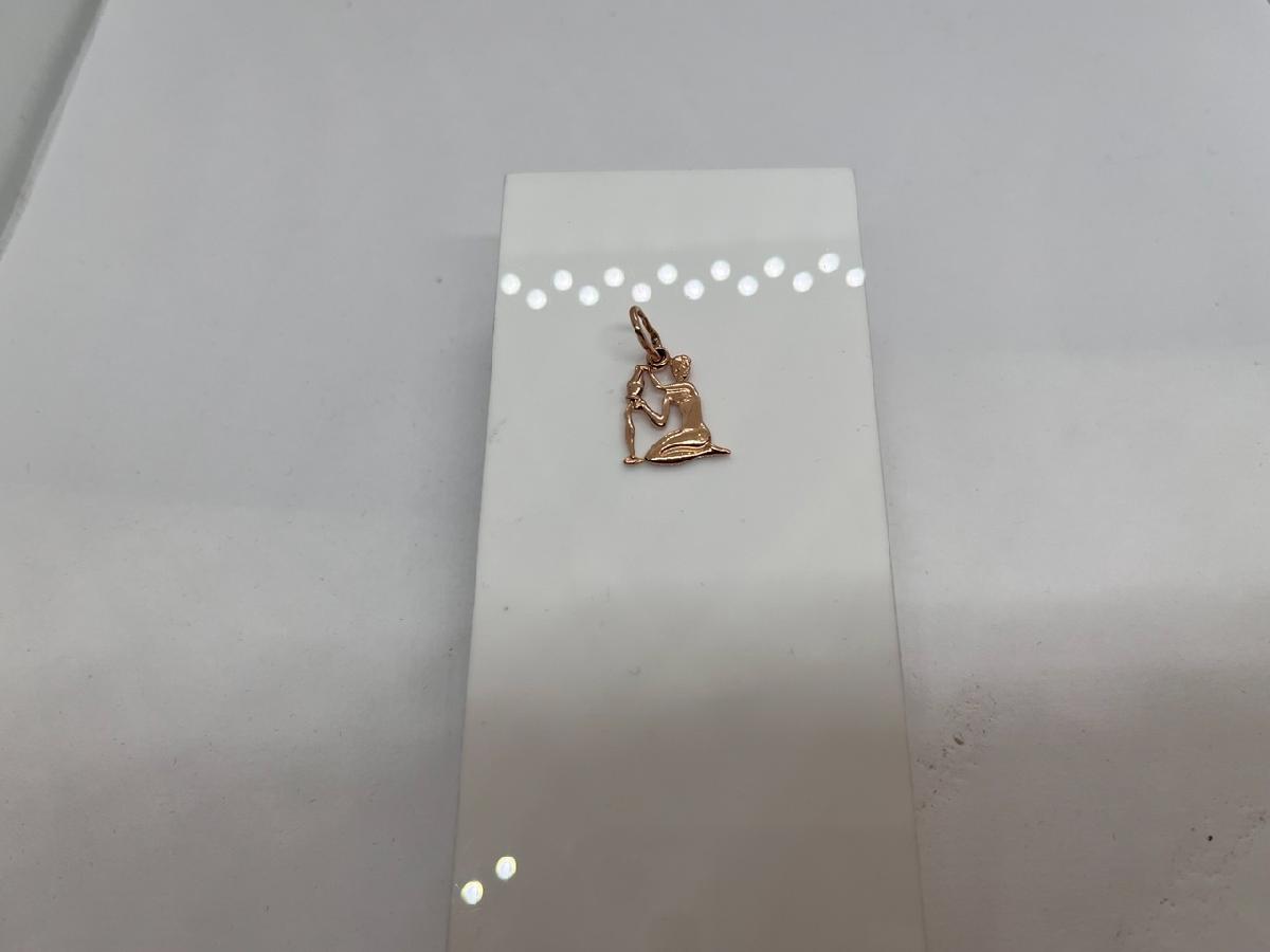 ПОДВЕСКА ЗНАК ЗОДИАКА ВОДОЛЕЙ Au 585