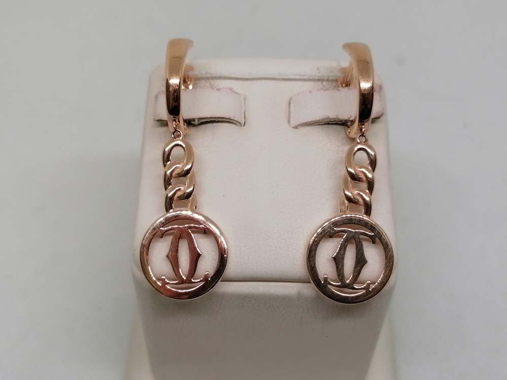 СЕРЬГИ БЕЗ КАМНЯ (Au 585)