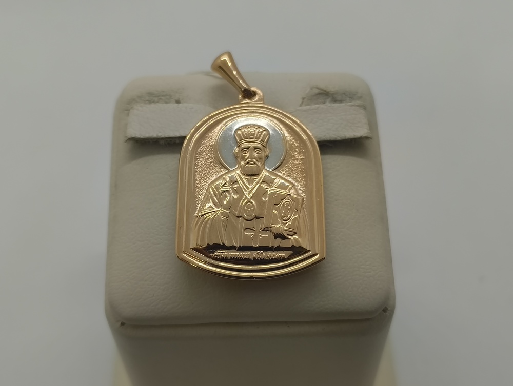 ПОДИБК585 ПОДВЕСКА ИКОНА БЕЗ КАМНЯ (Au 585)