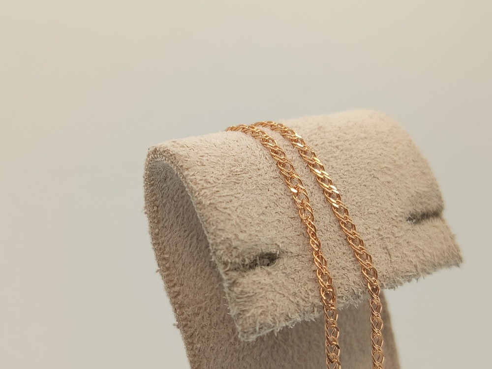 ЦЕПЬ ПОЛНОВЕСНАЯ Ромб двойной (Au 585)