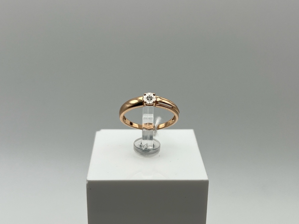 КОЛЬЦО БРИЛЛИАНТ Au 585