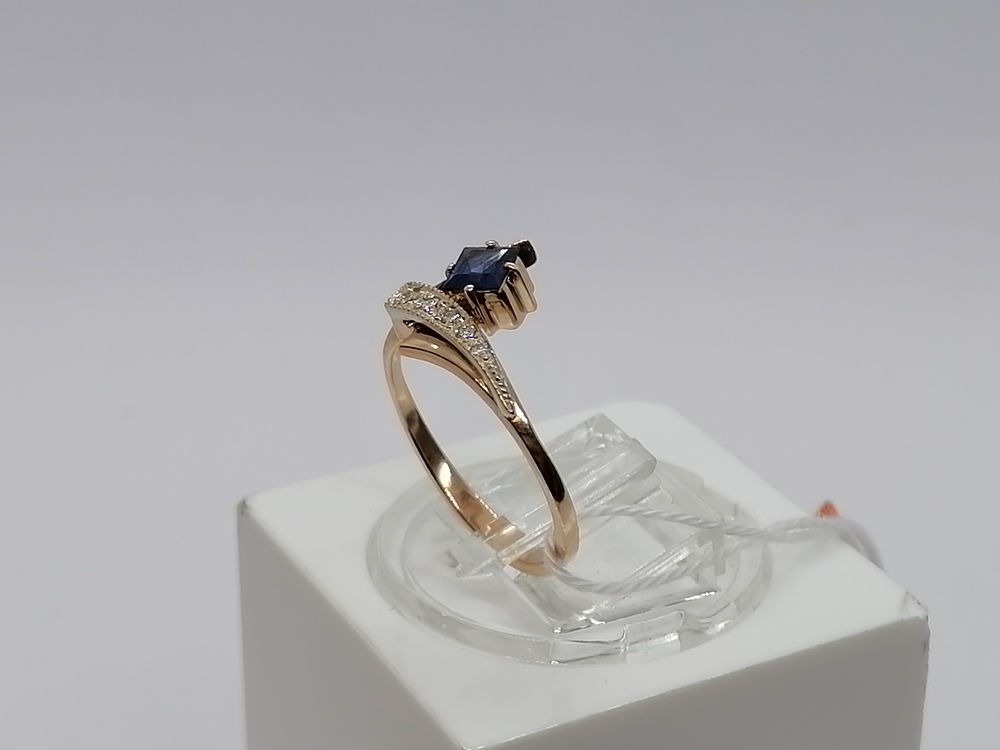 КОЛЬЦО БРИЛЛИАНТ Au 585