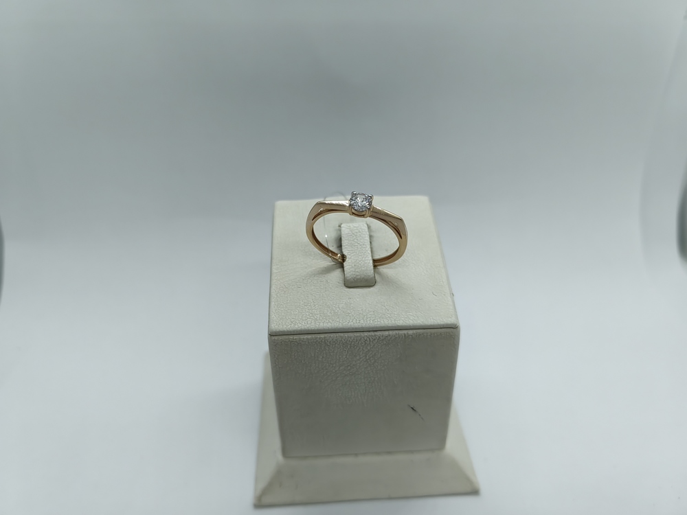 КОЛЬЦО С КАМНЕМ (Au 585)