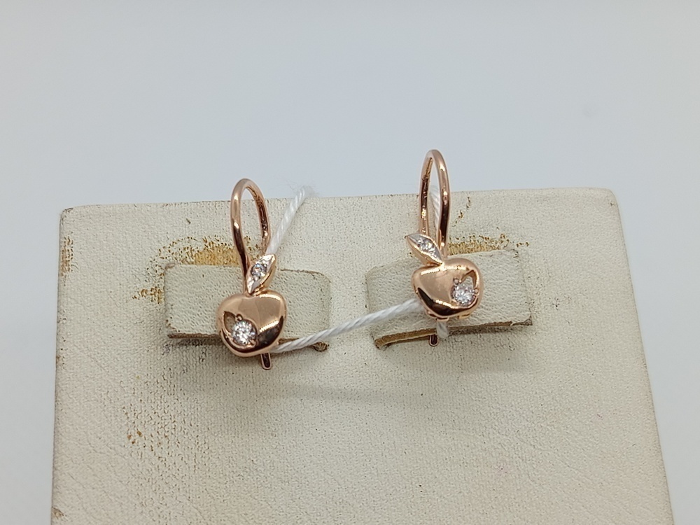 СЕРЬГИ С КАМНЯМИ (Au 585)