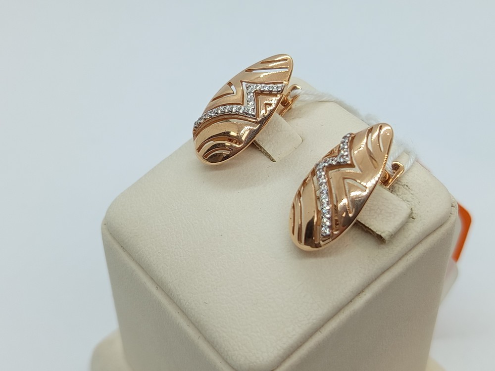 СЕРЬГИ С КАМНЯМИ (Au 585)