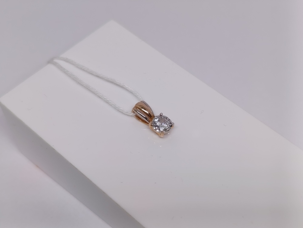 ПОДКМ585 ПОДВЕСКА С КАМНЕМ (Au 585)