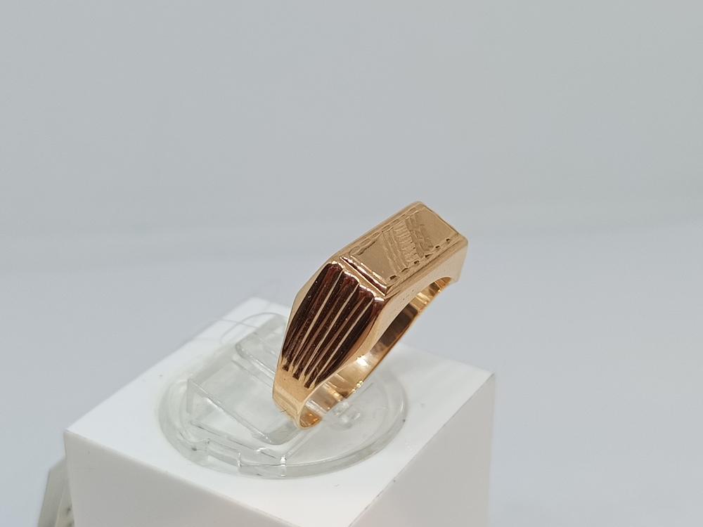 040091 КОЛЬЦО ПЕЧАТКА без камня (Au 585)