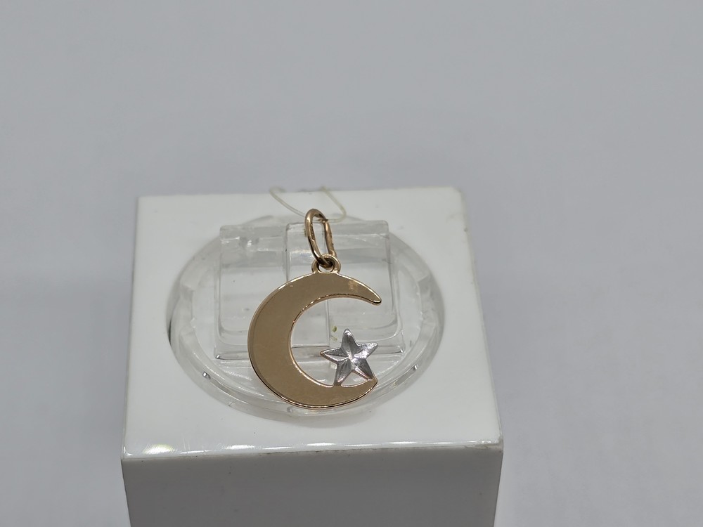 ПОДВЕСКА ПОЛУМЕСЯЦ без камня (Au 585)