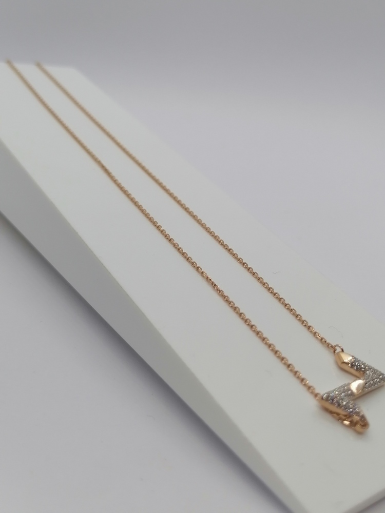 КОЛЬЕ С КАМНЯМИ Au 585