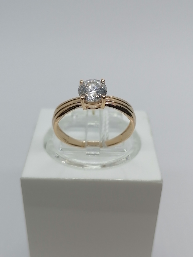 КОЛЬЦО С КАМНЕМ (Au 585)