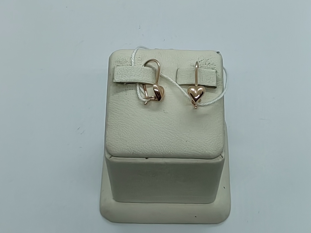 СЕРЬГИ БЕЗ КАМНЯ (Au 585)