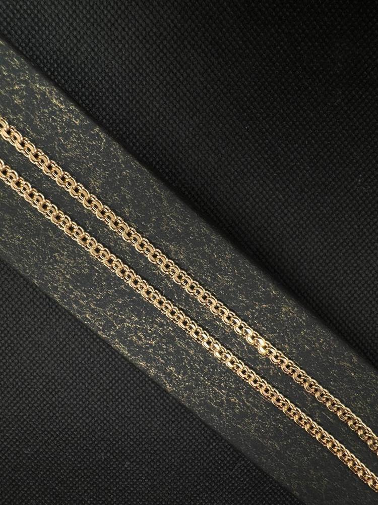 ЦЕПЬ ПУСТОТЕЛАЯ Бисмарк (Au 585)