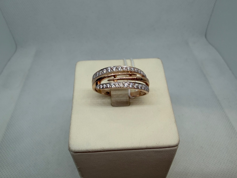 КОЛКМИ585 КОЛЬЦО С КАМНЯМИ (Au 585)