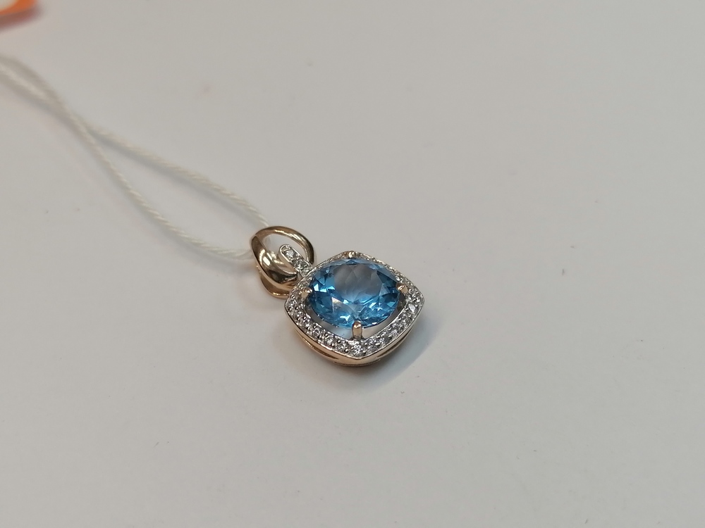 ПОДВЕСКА С КАМНЯМИ (Au 585)