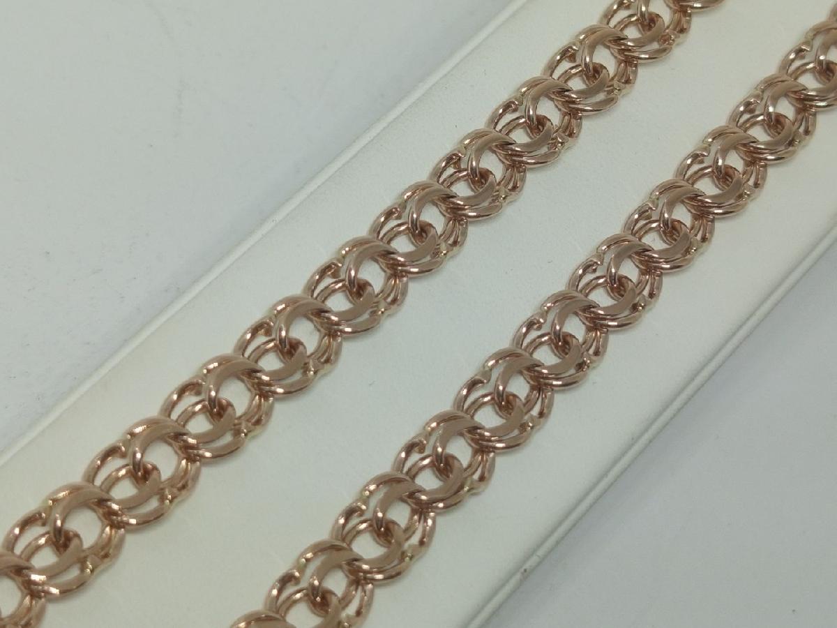 ЦЕПЬ ПОЛНОВЕСНАЯ Бисмарк (Au 585)