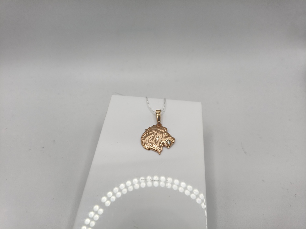ПОДВЕСКА ЗНАК ЗОДИАКА ЛЕВ (Au 585)