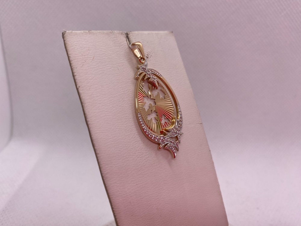 ПОДВЕСКА С КАМНЯМИ (Au 585)