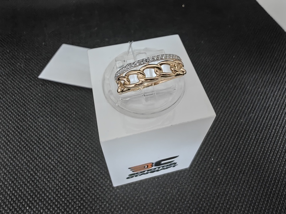 КОЛЬЦО С КАМНЯМИ (Au 585)