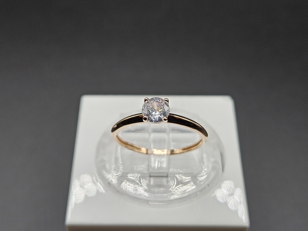 КОЛКМ585 КОЛЬЦО С КАМНЕМ (Au 585)