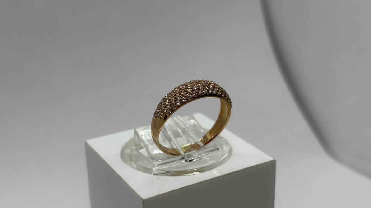 КОЛКМИ585 КОЛЬЦО С КАМНЯМИ (Au 585)