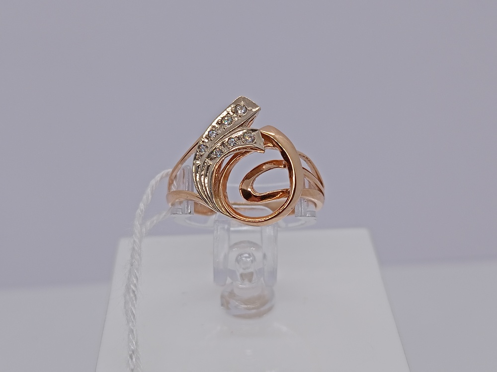 КОЛКМИ585 КОЛЬЦО С КАМНЯМИ (Au 585)