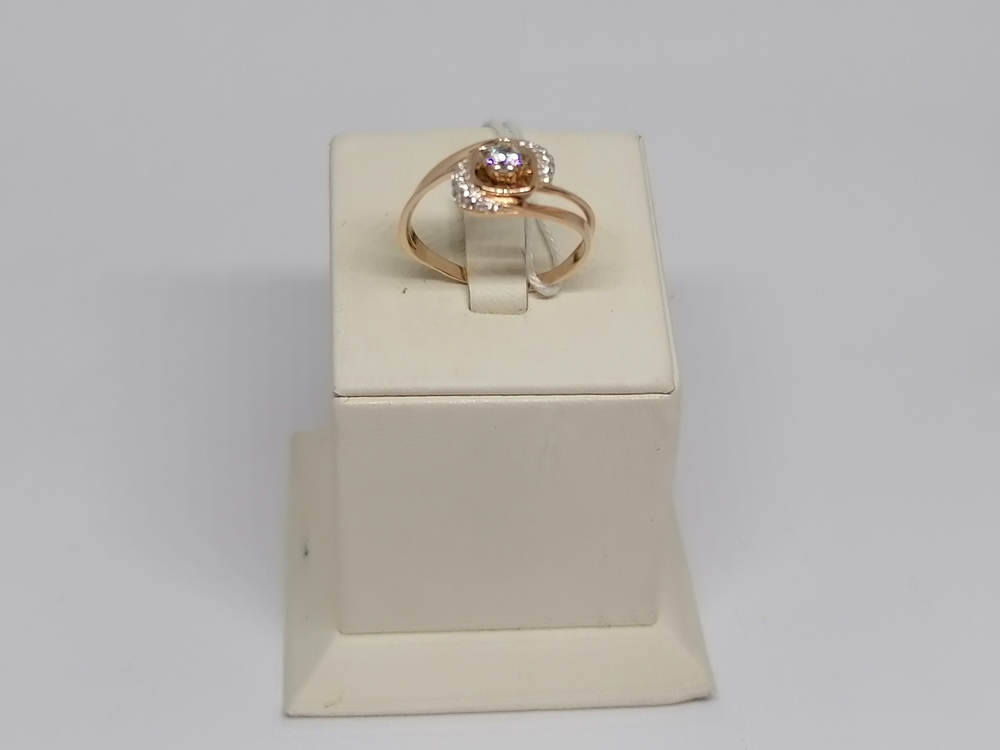 КОЛКМИ585 КОЛЬЦО С КАМНЯМИ (Au 585)