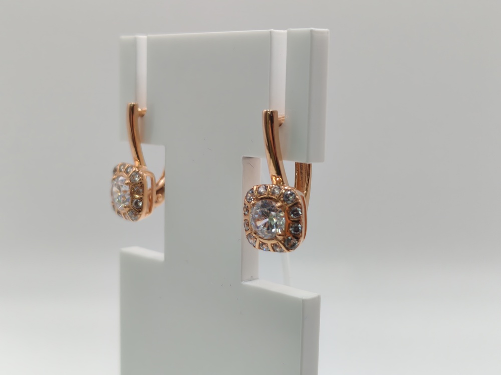 СЕРЬГИ С КАМНЯМИ (Au 585)