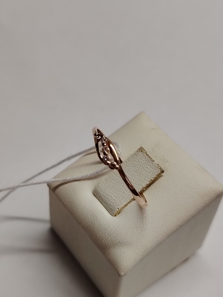 КОЛКМИ585 КОЛЬЦО С КАМНЯМИ (Au 585)