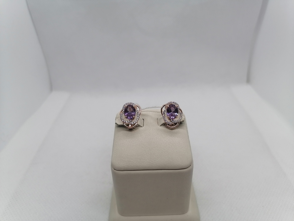 СЕРЬГИ С КАМНЯМИ (Au 585)