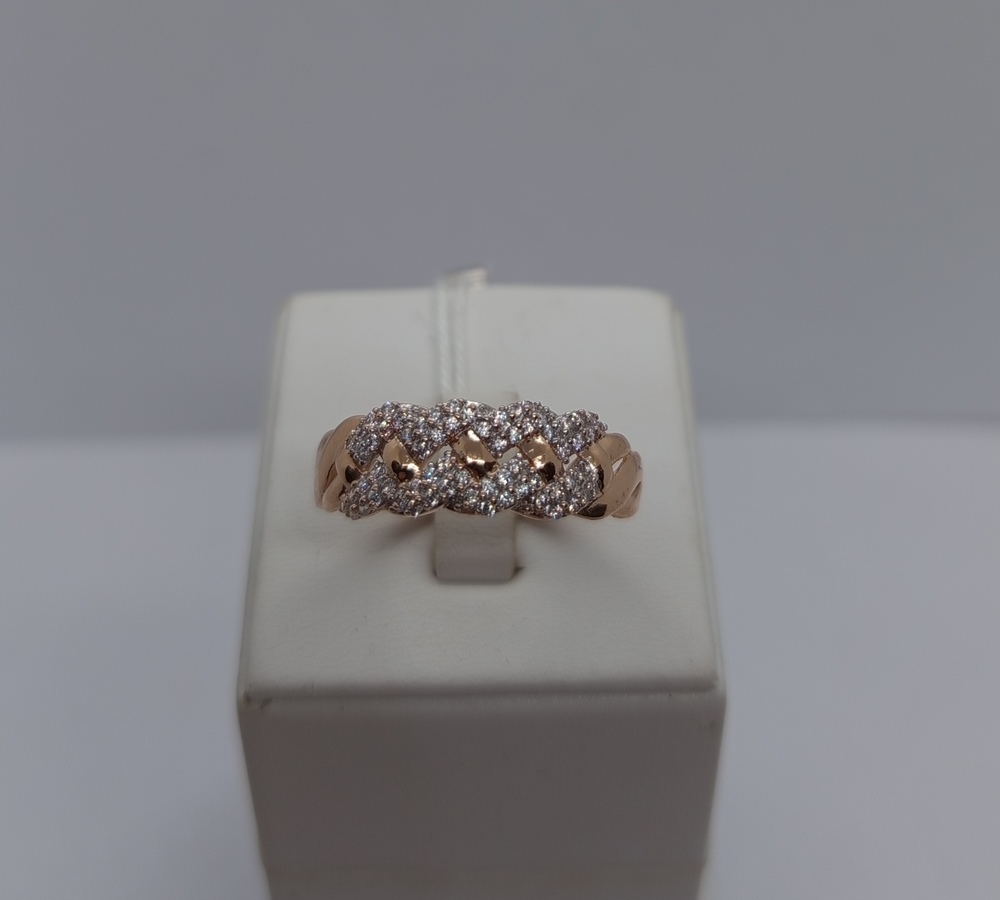 КОЛКМИ585 КОЛЬЦО С КАМНЯМИ (Au 585)