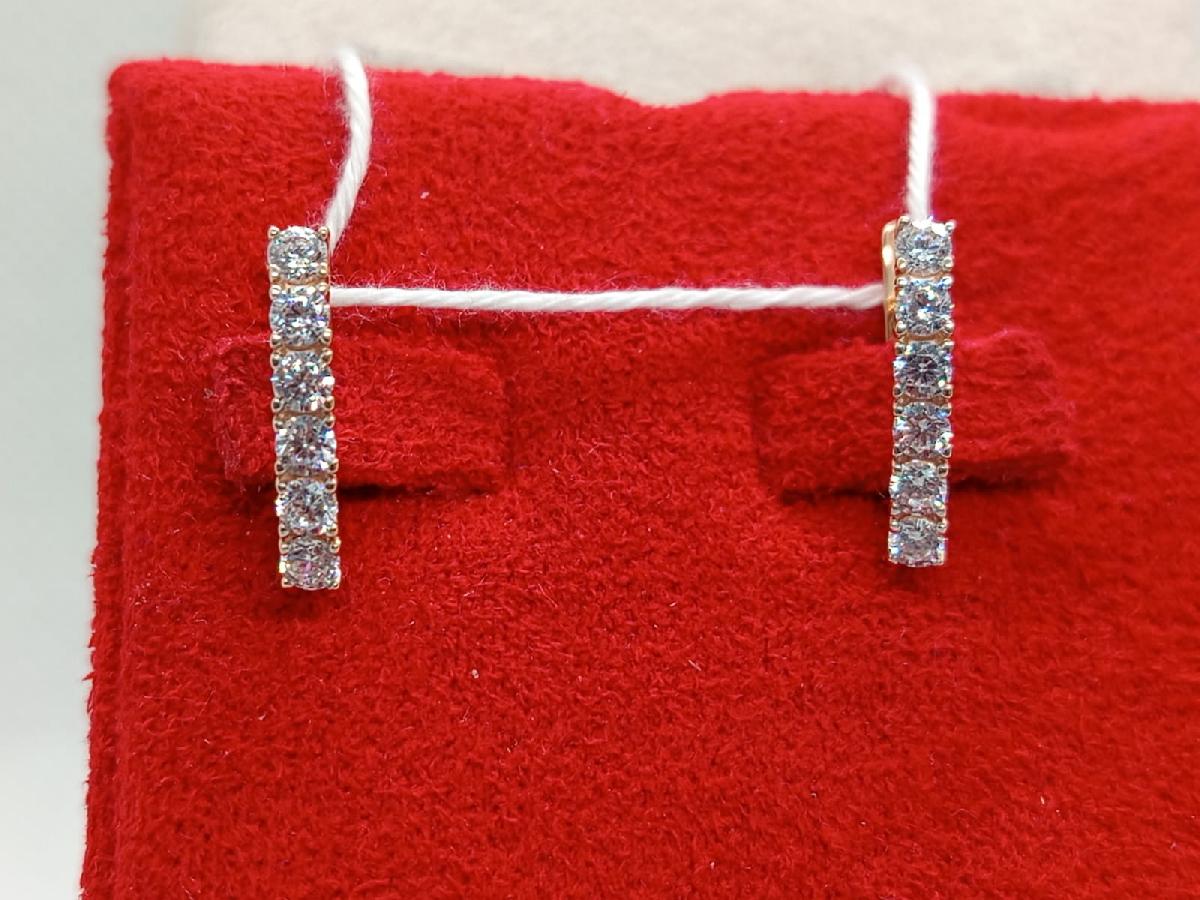 СЕРЬГИ С КАМНЯМИ (Au 585)