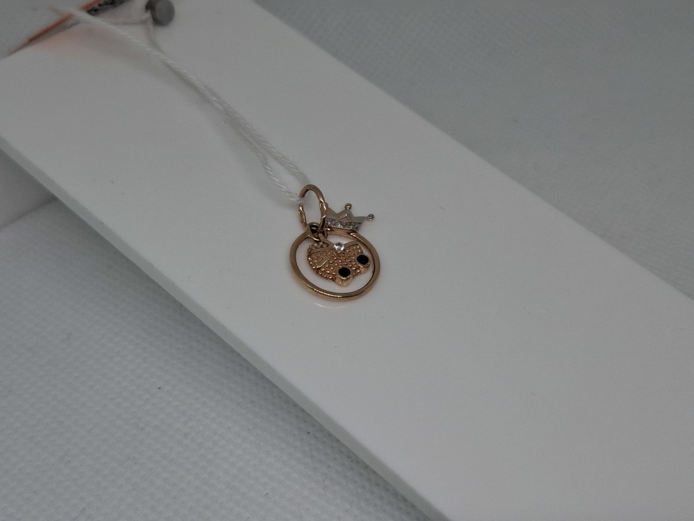 ПОДКМИ585 ПОДВЕСКА С КАМНЯМИ (Au 585)