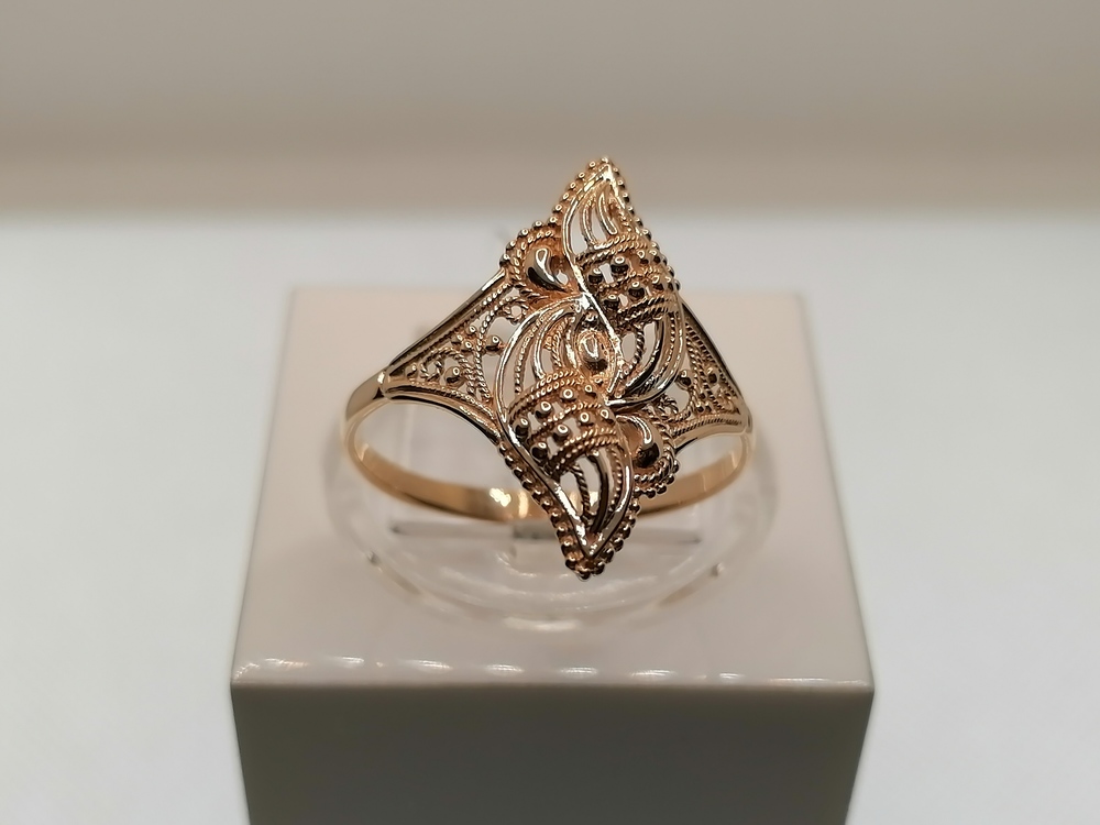 КОЛЬЦО БЕЗ КАМНЯ (Au 585)