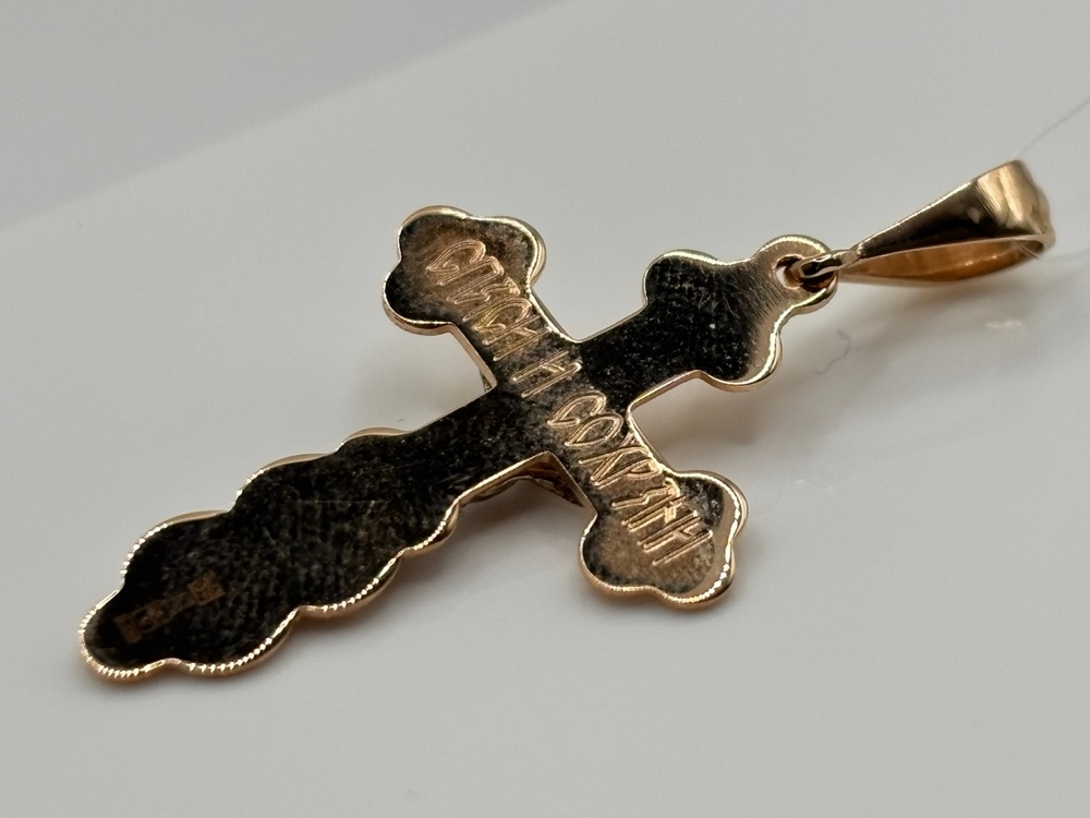 ПОДВЕСКА КРЕСТ (Au 585)