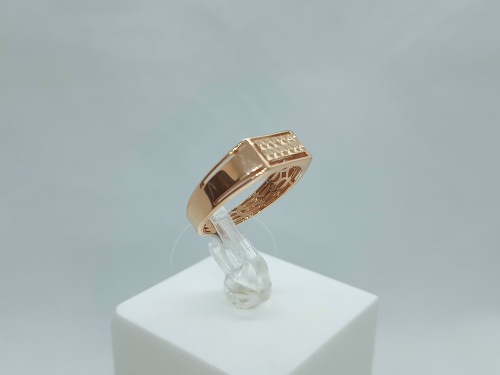 КОЛЬЦО ПЕЧАТКА без камня (Au 585)