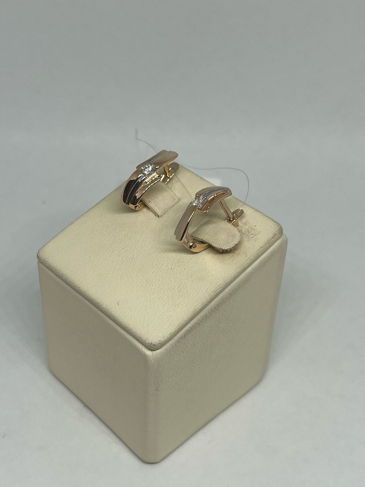 СЕРЬГИ С КАМНЕМ (Au 585)